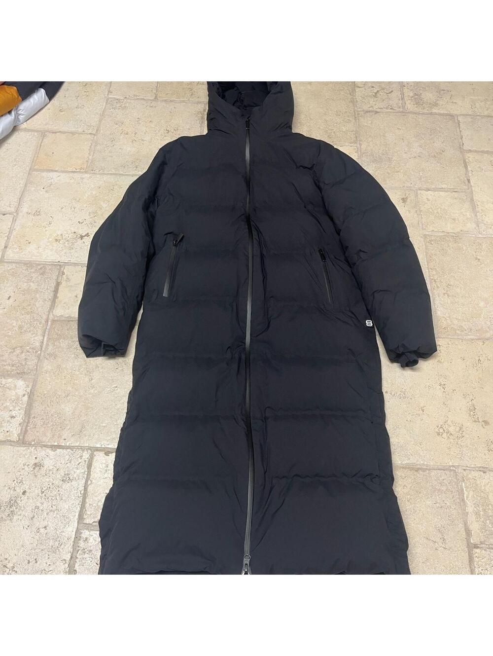 Women's Aritzia Super Puff H2O Long Waterproof Puffer Jacket Black Sz. M